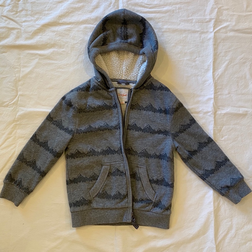 Boys zip up sweatshirt